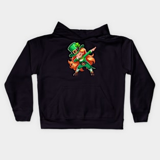 Dabbing Female Leprechaun Kids Hoodie